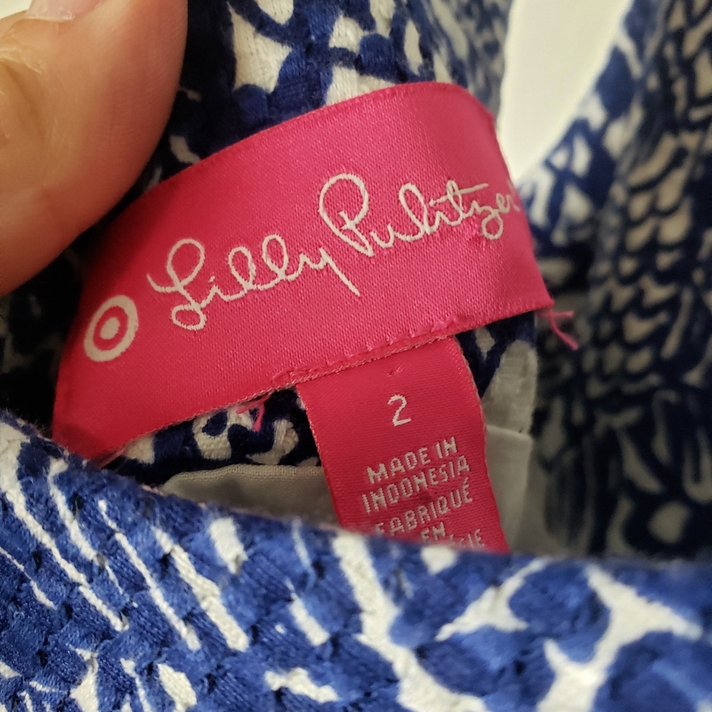 Lilly Pulitzer Upstream Fish Shift Dress - Picture 3 of 8